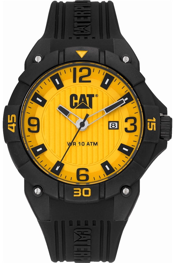 Men's Drift Wristwatch, Black, Yellow, (LW.161.21.731)