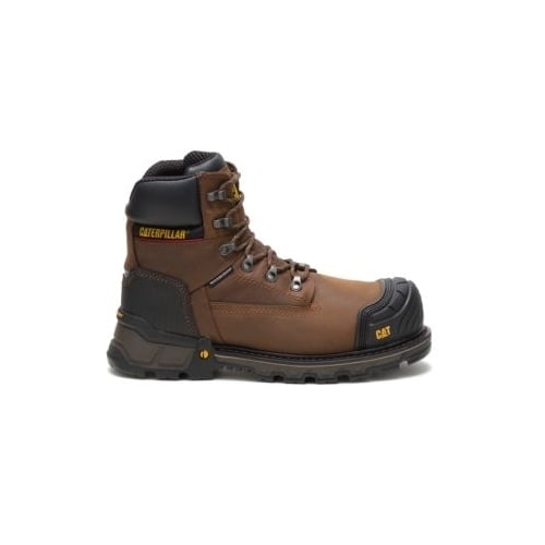 Caterpillar Men's Excavator XL 6 WP Comp Toe Dark Brown 10 D US