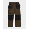 thumbnail image 1 of Caterpillar Men's H2O Defender Water Resistant Work Pants with Reinforced Knees, Bellowed Cargo Pocket and Tool Bags, Dark Earth/Black, 38/34, 1 of 3