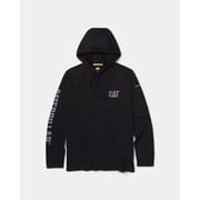 Mens UPF Hooded Banner Long Sleeve T-Shirt | CAT  WORKWEAR