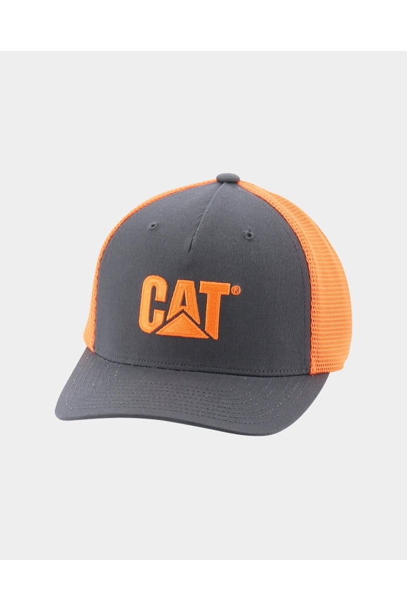Men's MESH Cap, HI-VIS Orange, One Size