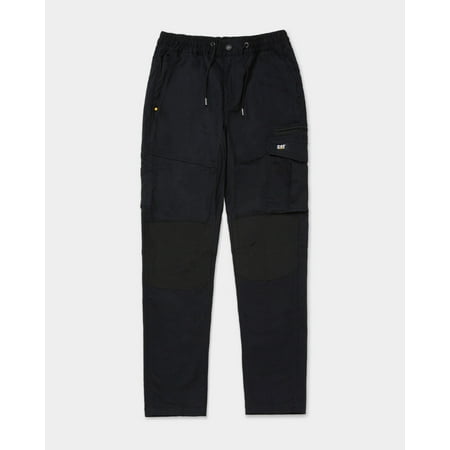 Caterpillar Men's Slim Fit Work Cargo Pant, Black, 34/30