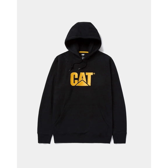 Caterpillar Men's Trademark Hooded Sweatshirt BLACK