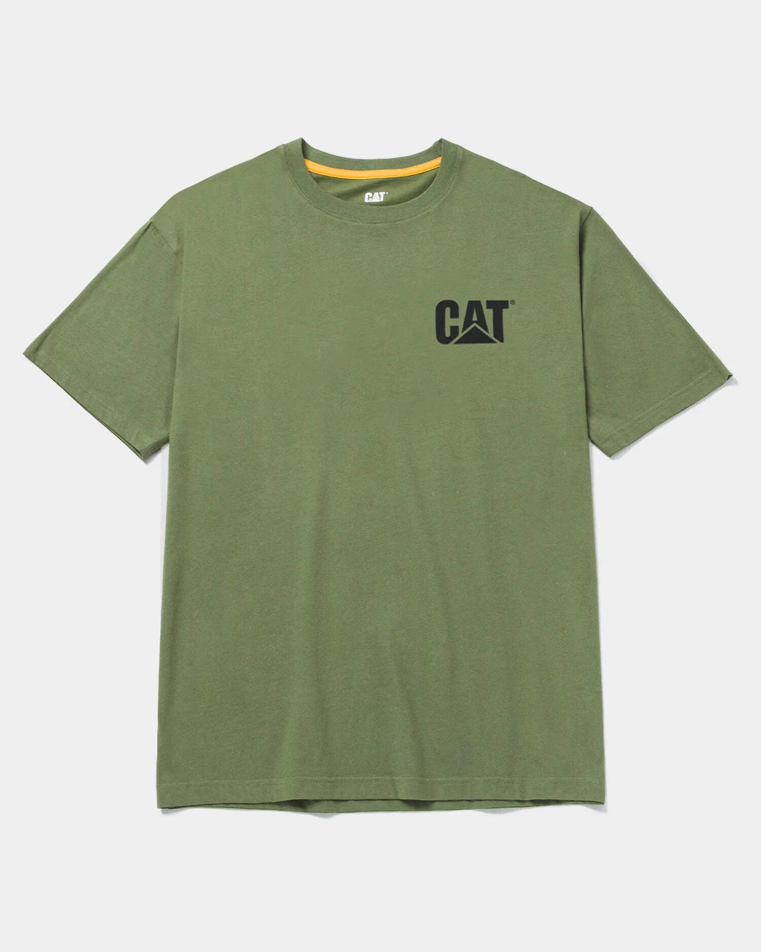 Che Rib Merch Cat Caterpillar Men's Trademark T-Shirts with Shape-Retention Rib Trim ...