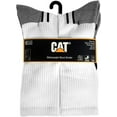 thumbnail image 1 of Caterpillar Men's Workwear Boot Socks 6-Pack White, 1 of 5