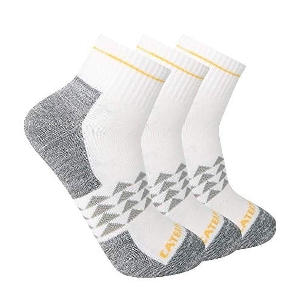 Caterpillar Mens Half Cushioned Quarter Socks