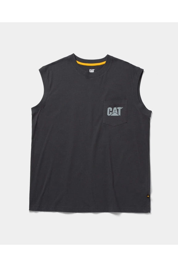 Men's Trademark Sleeveless Pocket Tee | CAT WORKWEAR
