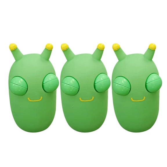 Caterpillar Pop Eyes Squeeze Stress Reliever – Perfect Party & Gift, Funny Eye Popping Decompression Tool for Desk