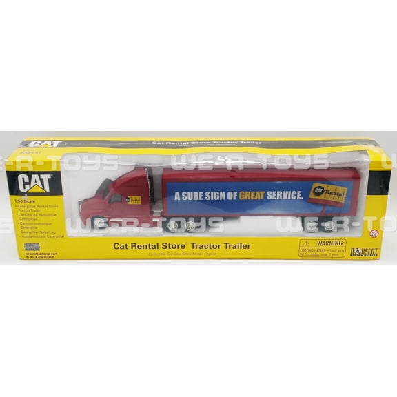 Caterpillar Rental Store Tractor Trailer Vehicle Norscot 2002 No. 55106 NRFB