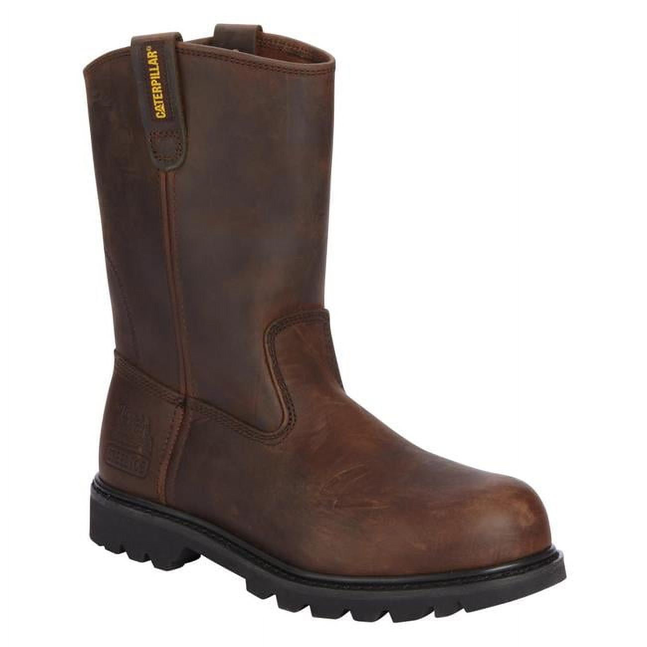 Caterpillar Revolver Steel Toe Work Boot Men Brown