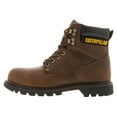 Caterpillar Second Shift Steel Toe Work Boot Men Dark Brown