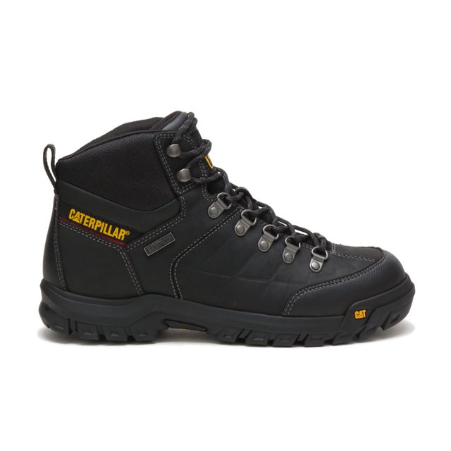 Caterpillar Threshold Waterproof Work Boot Men Black