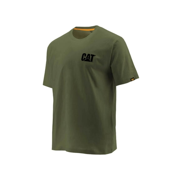 Caterpillar Trademark Tee - Mens, Chive, Large