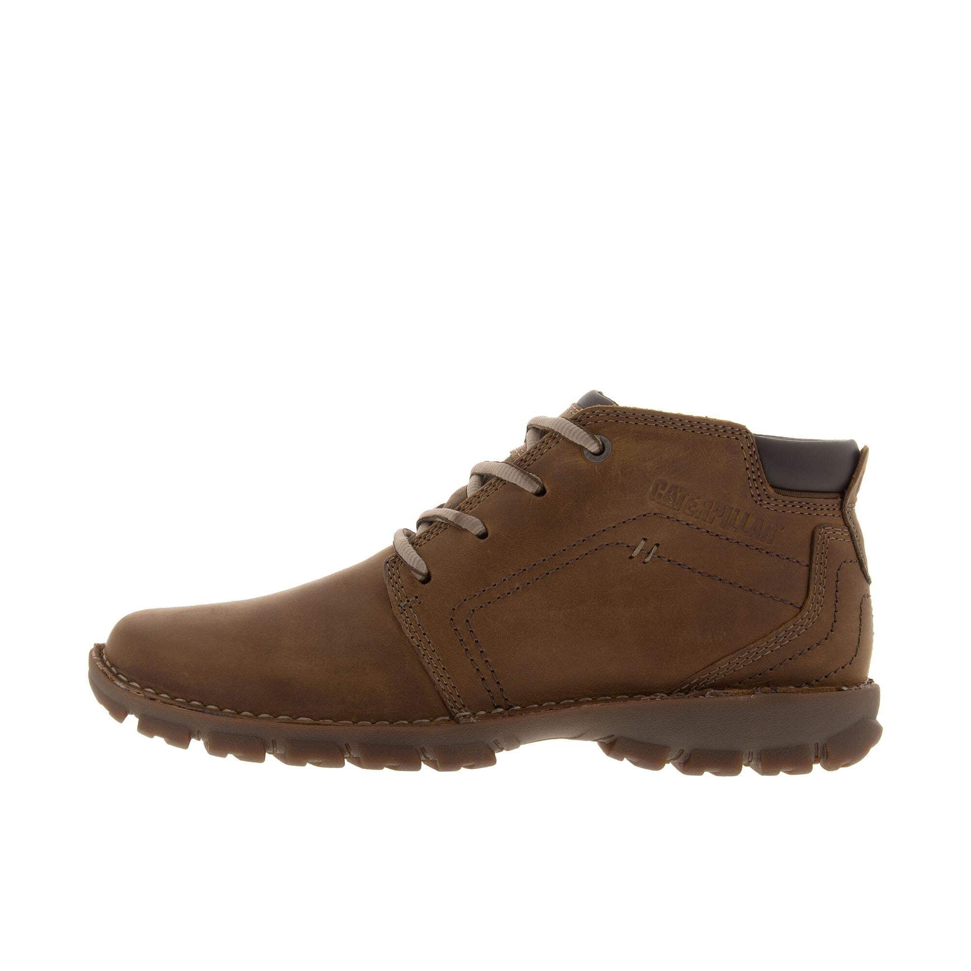 Caterpillar Dark Brown and Tan Leather Boots CAT Caterpillar Chronicle - Men main image 3