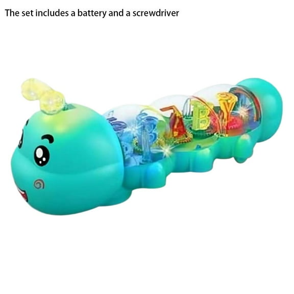 Caterpillar Tummy Time Toy – Crawling Toy with Lights & Music, Interactive Animal Design, Fun Educational Play & Birthday Gift for Children