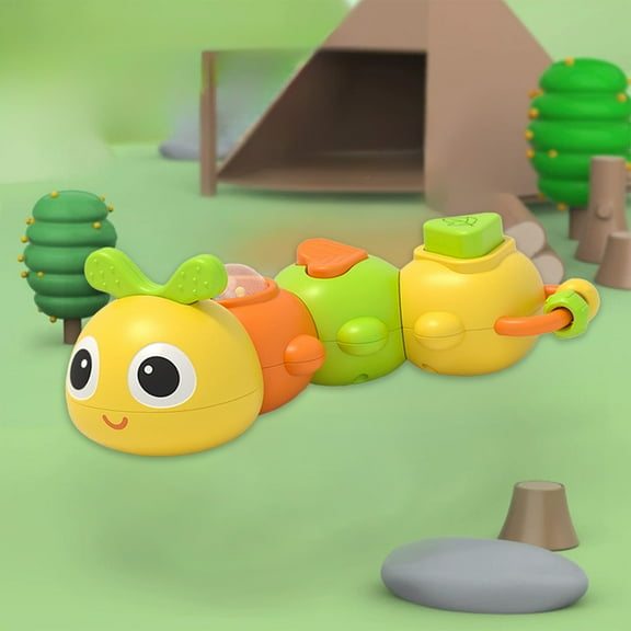 Caterpillar Twisting Puzzle Toy, Hand Exercise Sensory Interactive Toy, Multicolor Movable Fun, Manipulation Skill Development, Desktop Entertainment Play Toy, Cognitive Skill Training