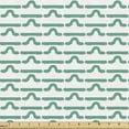 thumbnail image 1 of Ambesonne Caterpillar Fabric by the Yard Upholstery, Larva Type Bugs, 10 Yards, Sea Green and White, 1 of 4