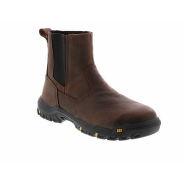 Caterpillar Wheelbase Men's Safety Toe Boot in Brown, Size 12 Medium