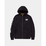 Caterpillar Workwear Mens Full Zip Hoodie Heather Black - W10840-016