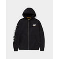 thumbnail image 1 of Caterpillar Workwear Men's Full Zip Hoodie Heather Black - W10840-016, 1 of 8