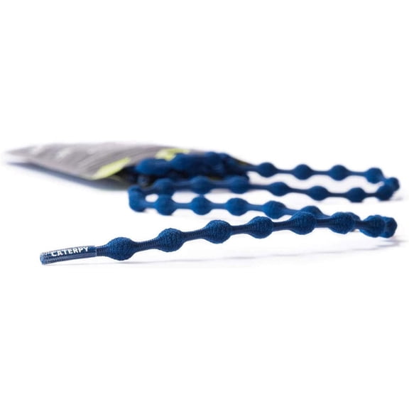 Caterpy Run - The Ultimate Elastic No Tie Shoelaces for Adults and Kids Standard: 30in / 75cm 16) Midnight Blue