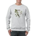 thumbnail image 1 of Catesby Bird Botanical Art Sweatshirt Men -Mark Catesby Designs, Male 5X-Large, 1 of 4