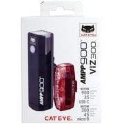 Cateye AMPP900 / VIZ300 USB-C Headlight and Taillight Set