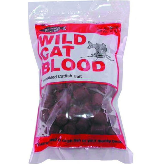 Catfish Charlie Wild Cat Blood Dough Balls 12 oz. for Catfish