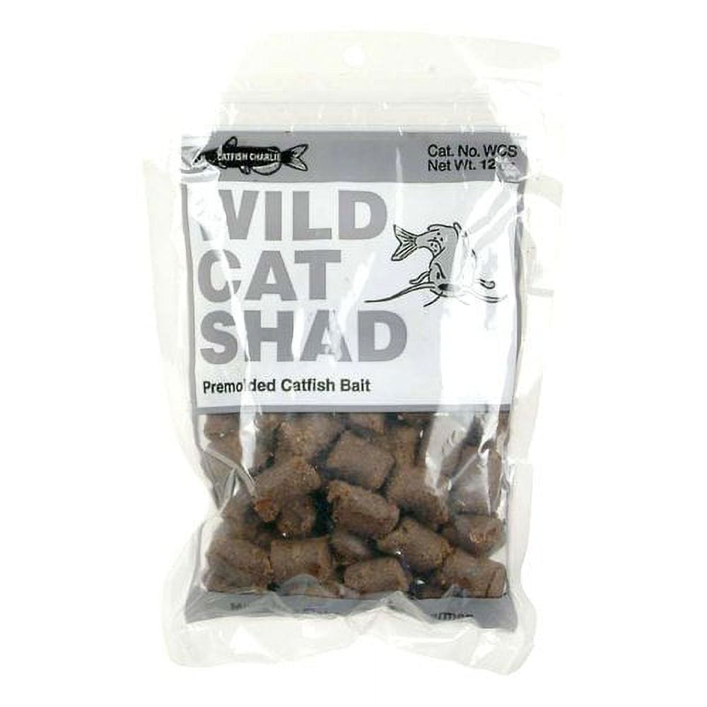 Catfish Charlie Wildcat PreMolded Catfish Bait, Shad