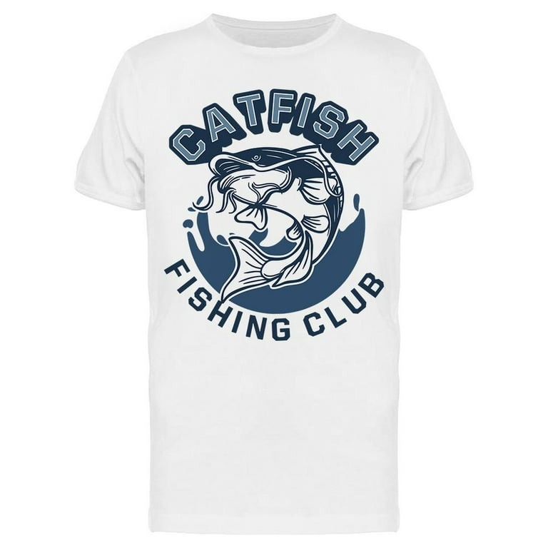 Catfish Fishing Club Design T-Shirt Men -Image by Shutterstock