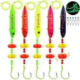 thumbnail image 1 of Catfish Fishing Rigs - Bank Fishing Set with 5pcs/Set, 6/0, 8/0, 10/0 Circle Hooks Circle Hooks, High Visibility, Ready to Use Catfish Rigs, 1 of 10