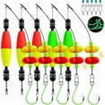 thumbnail image 1 of Catfish Fishing Rigs - Bank Fishing Set with 5pcs/Set, 6/0, 8/0, 10/0 Circle Hooks Circle Hooks, High Visibility, Ready to Use Catfish Rigs, 1 of 10