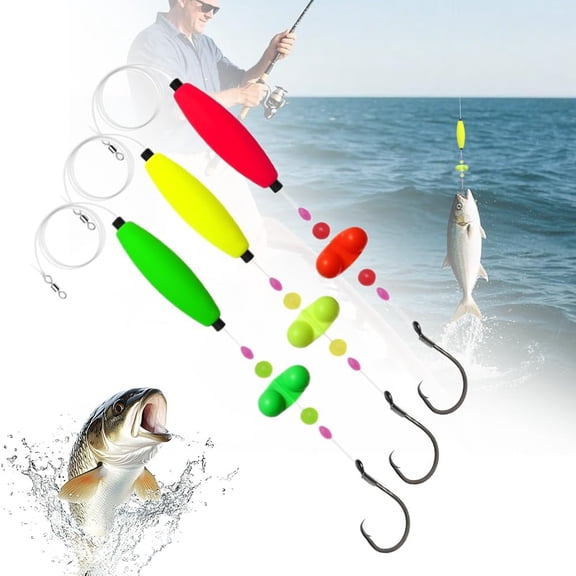 Catfish Fishing Set, 2026 New Catfish Rigs Catfishing Tackle Kit, Takedown Rigs Catfishs, Peg Floats for Catfishing, Circle Hooks 6/0 8/0 Catfishing Tackle for Bank/Drift Fishing