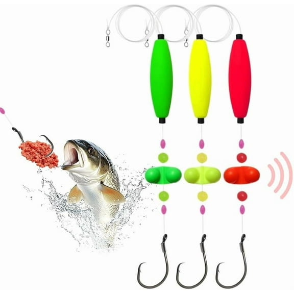Catfish Fishing Set, New Upgraded Catfish Rig Take Down Rigs for Catfishing, Catfishing Tackle Float Rigs Circle Hooks for Bottom Fishing