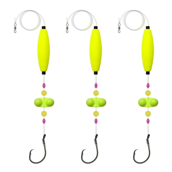 Catfish Float Rigs, Swimming Bait for Freshwater Saltwater, Rattler Tackle Floats Luminous Double Rattles Beads Float with Pulling Force for Catfish Fishing
