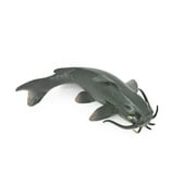 Catfish, Freshwater Fish, Bullhead, Toy, Very Realistic Rubber Figure, Model, Educational, Animal, Hand Painted Figurines, 6" CH031 BB72