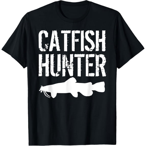 Catfish Hunter Fishing Enthusiast Graphic Tshirt for Catfish Lovers Unisex Tee