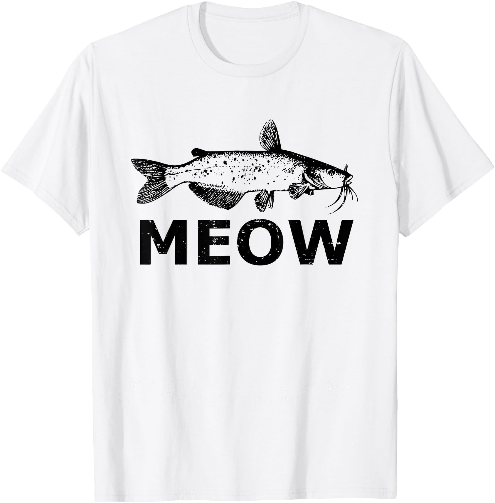 Mousse White Catbeach Print T-Shirt