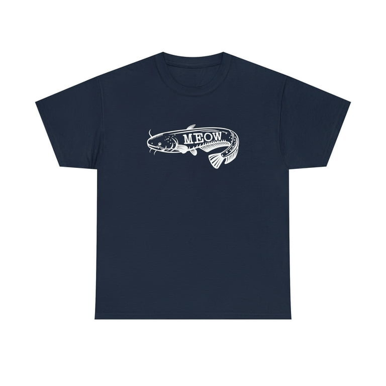 Catfish Meow Shirt, Christmas Gift, Fishing Tee, Father's Day - ID