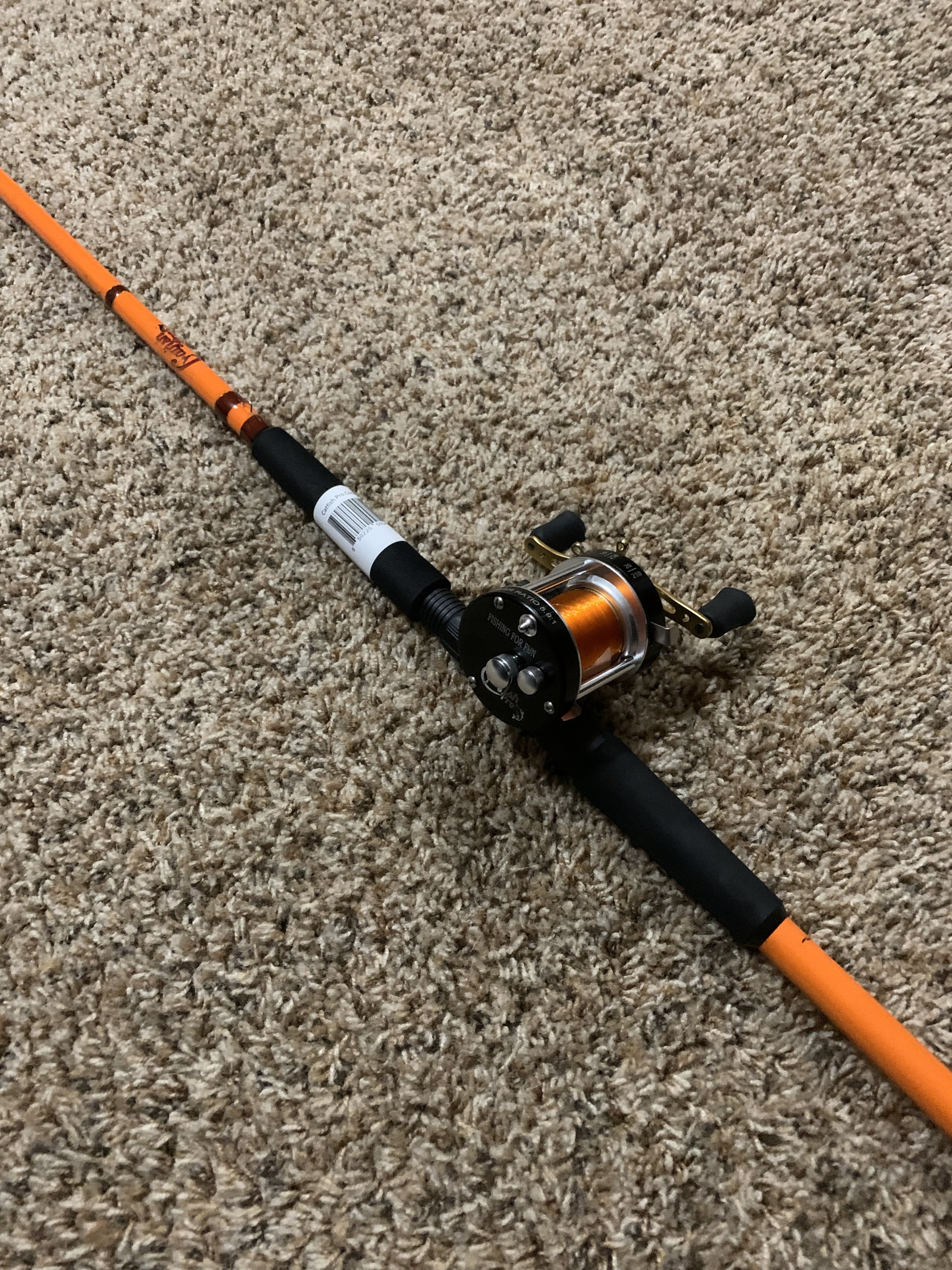 Catfish Pro Fishing for Fun Rod and Reel Casting Combo