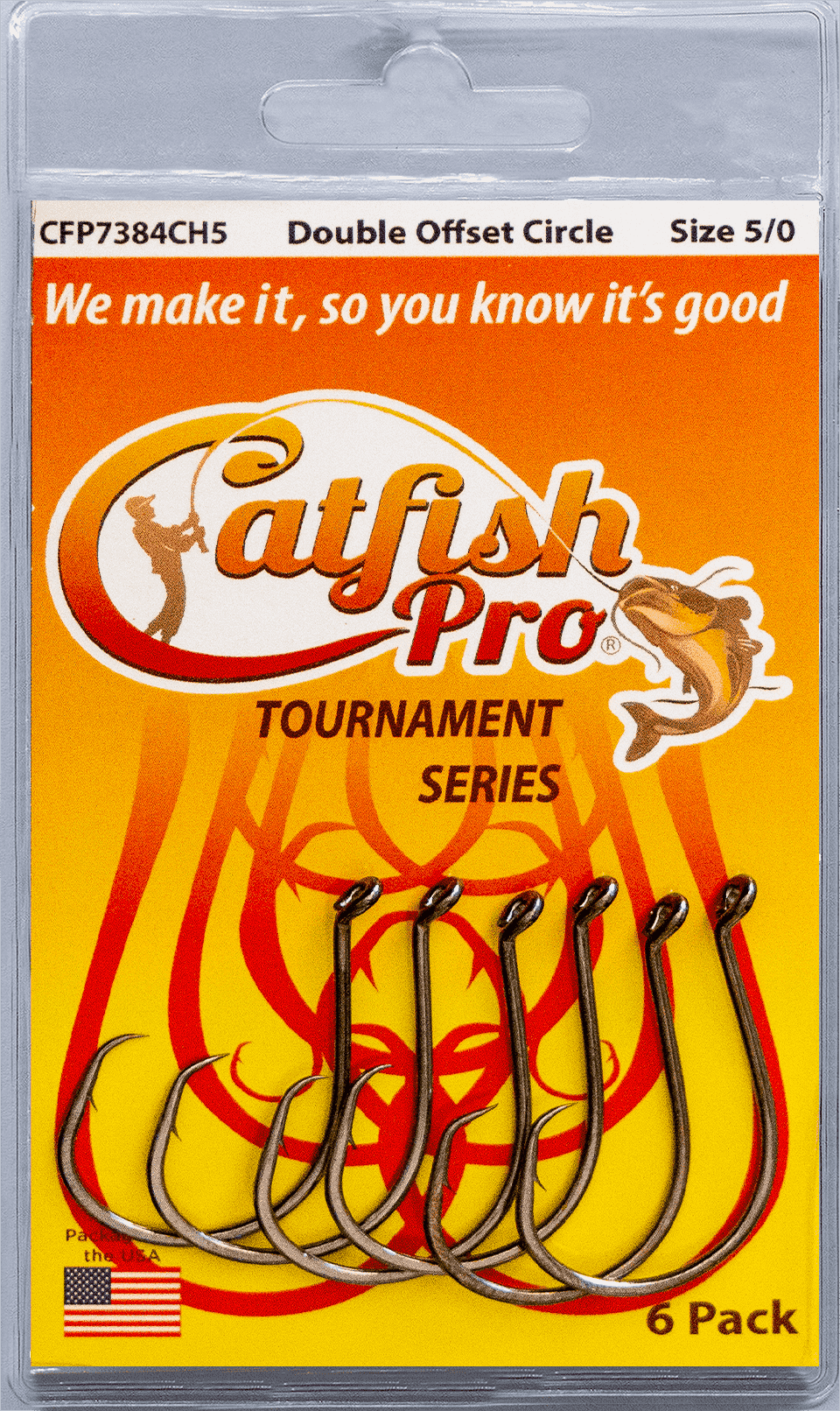 Catfish Pro Tournament Series Double Offset Circle Carbon Steel Fishing