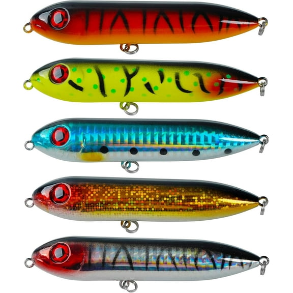 Catfish Rattling Line Float Lure Catfish Float Rig Popper Lure Demon Dragon Style Peg Lure for Santee Rig Fishing Rattle Bait for Lake River Bank, 5pcs