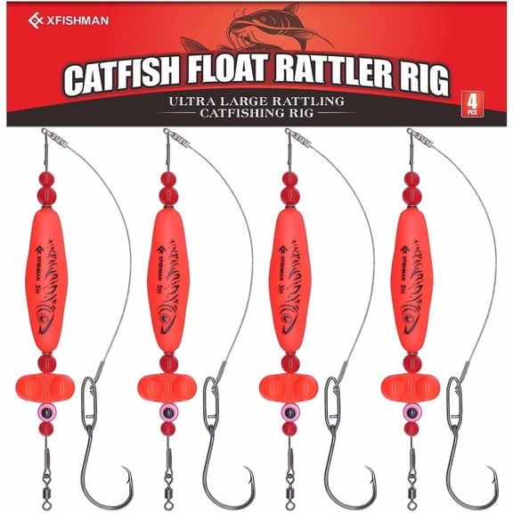 Catfish-Rig-for-Bank-Fishing-Catfishing-Tackle-Floats-with-Rattler-Santee Cooper Rig Equipment