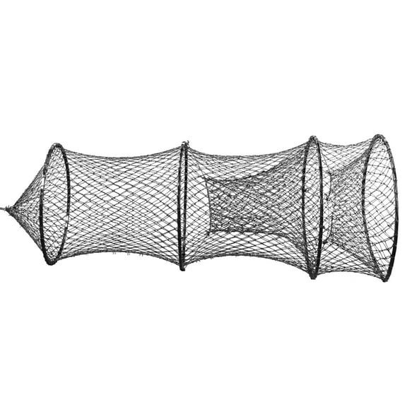 Catfish Trap, Hoop Net with Nyglass Hoops - 20" Wide, 4.5 ft Long, 1 1/8" mesh, 4 Hoops, Made in USA