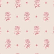 Cath Kidston Spitalfield Bunches Pink Wallpaper