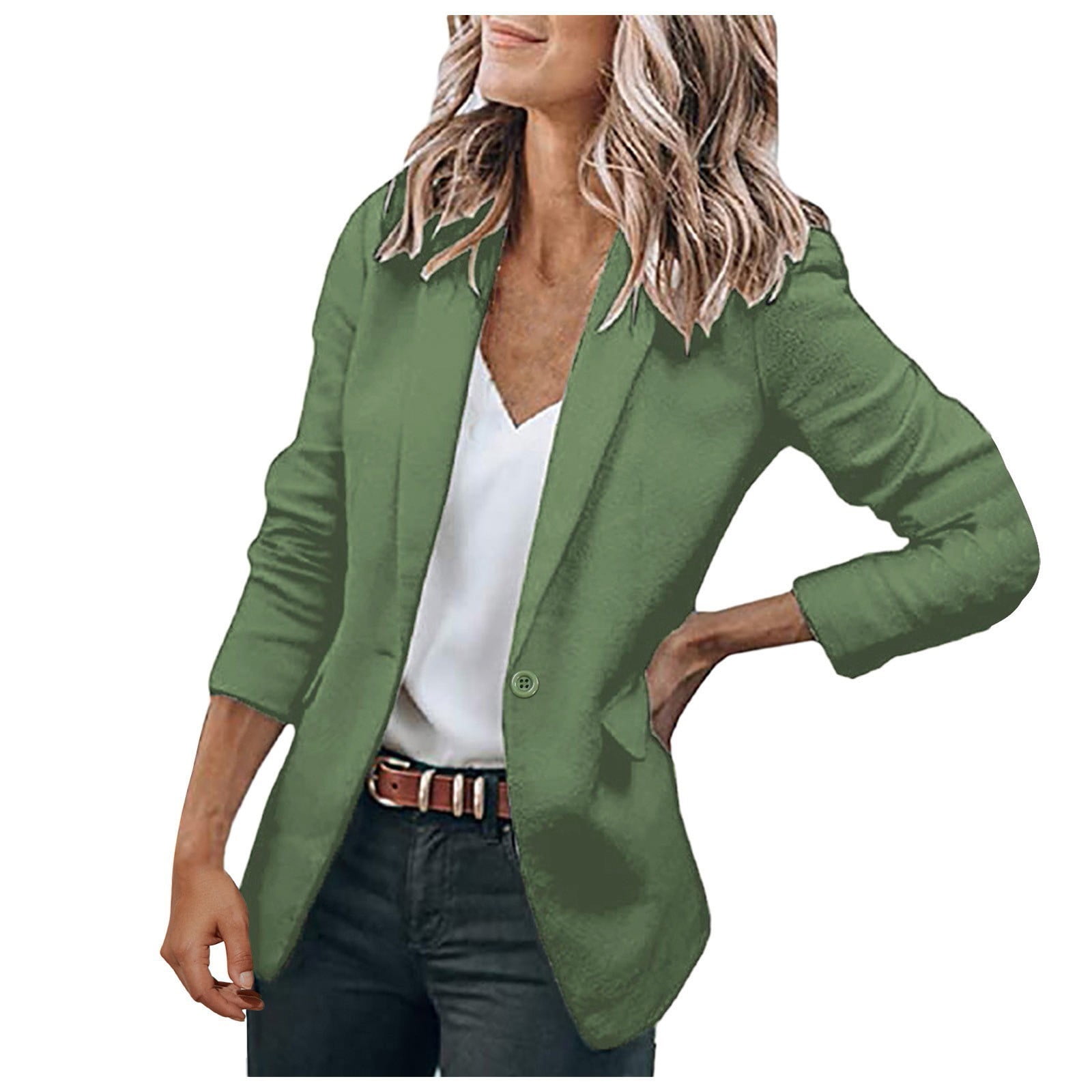 Cathalem Adult Coat Female Coats Bed Jacket for Elderly Women Coat Casual Sleeve Front Long