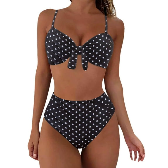 Cathalem Bathing Suit for Women Two Piece Women's 2 Piece Swimsuits Bikini Sets Bathing Suits(Clear,XXL)