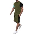 thumbnail image 1 of Cathalem Big and Tall Summer Outfits for Men Men's T-shirt Crewneck T-shirts for Men(Gray,XXXXL), 1 of 4