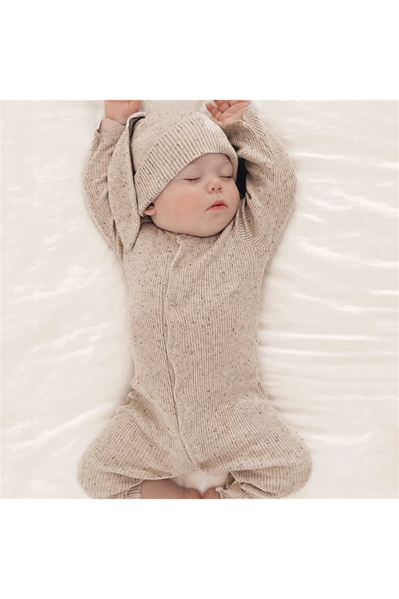 Boy Apparel Baby Boys Girls Bunny Outfit My First Easter Outfits Ribbed 4 Month Baby Boy Winter Clothes Khaki 3-6 Months