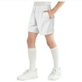 thumbnail image 1 of Cathalem Boys Athletic Shorts Youth Boys Swim Trunks Toddler Shorts Quick Dry Beach Shorts for Boy (White,4-5 Years), 1 of 6